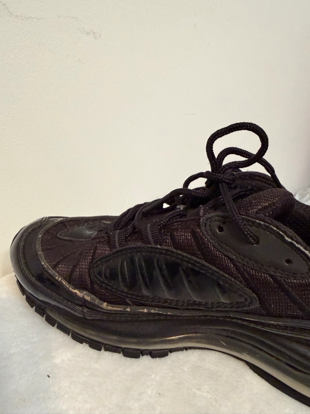 Nike Supreme x Air Max 98 Black Men's Size 7.5 Sneakers - Picture 9 of 16